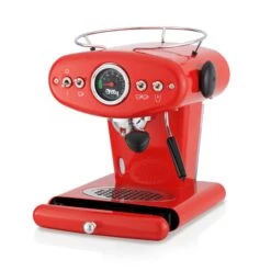 Illy X1 Anniversary E.S.E. Pod & Ground Coffee Machine - Red -Coffee Drink Store 20294 X1 ECO RED 3Q CASS