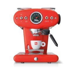 Illy X1 Anniversary E.S.E. Pod & Ground Coffee Machine - Red -Coffee Drink Store 20294 X1 ECO RED FRONT 1 ESP EROG