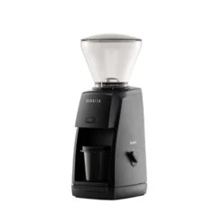 Baratza Encore ESP Coffee And Espresso Grinder - Black -Coffee Drink Store 495 EncoreESP Black DosingCup 02 QuarterLeft OnWhite WEB