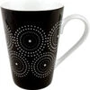 Konitz Black And White 13oz Mug Burst Design