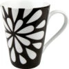 Konitz Black And White 13oz Mug Bloom Design