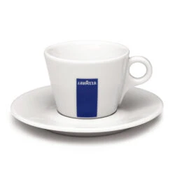 Lavazza Logo Cappuccino Cup And Saucer Set
