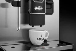 Gaggia Accademia - Stainless Steel -Coffee Drink Store AccademiaAcciaio Dettaglio CoffeeSpout 2022