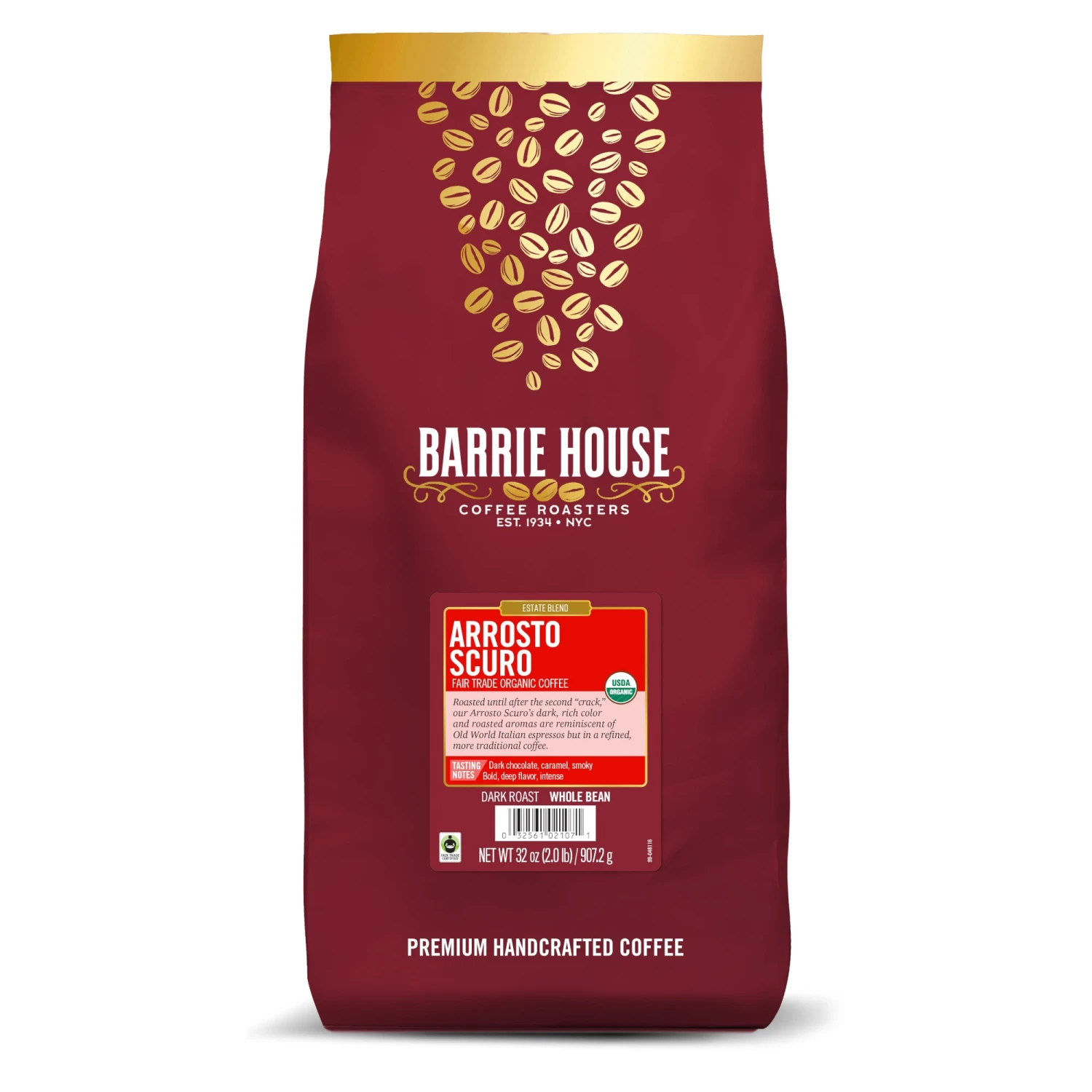 Barrie House Arrosto Scuro Fair Trade Organic Coffee 1 Barrie House Arrosto Scuro Fair Trade Organic Coffee