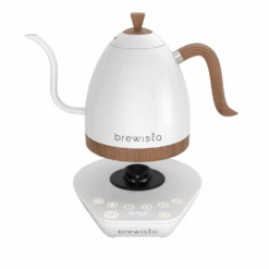 Brewista Artisan Electric Gooseneck Kettle - Pearl White 7 Brewista Artisan Electric Gooseneck Kettle - Pearl White -Coffee Drink Store ArtisanKettlePearlonwhiteOffStand