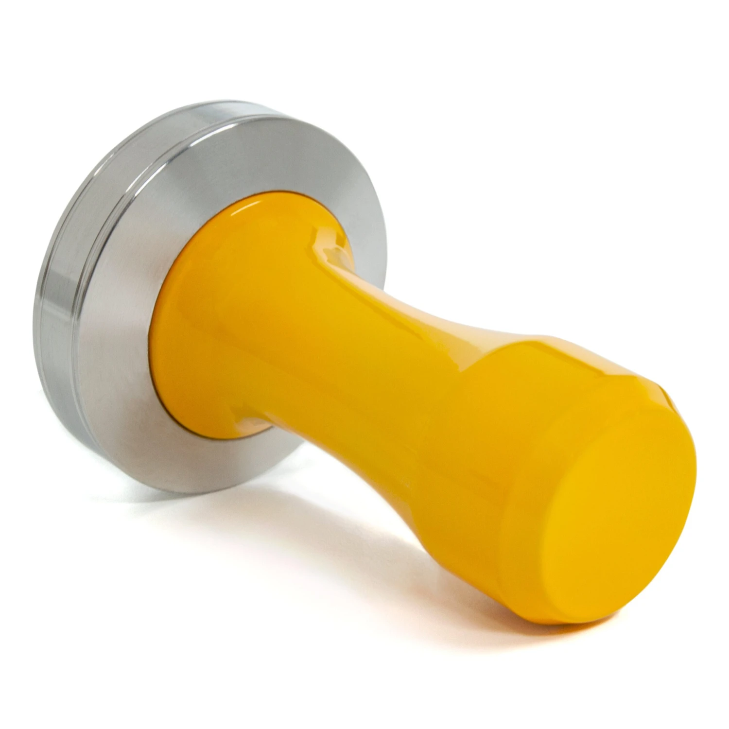 BIT 58.6mm Flat Espresso Tamper - Yellow 2 BIT 58.6mm Flat Espresso Tamper - Yellow - Image 2