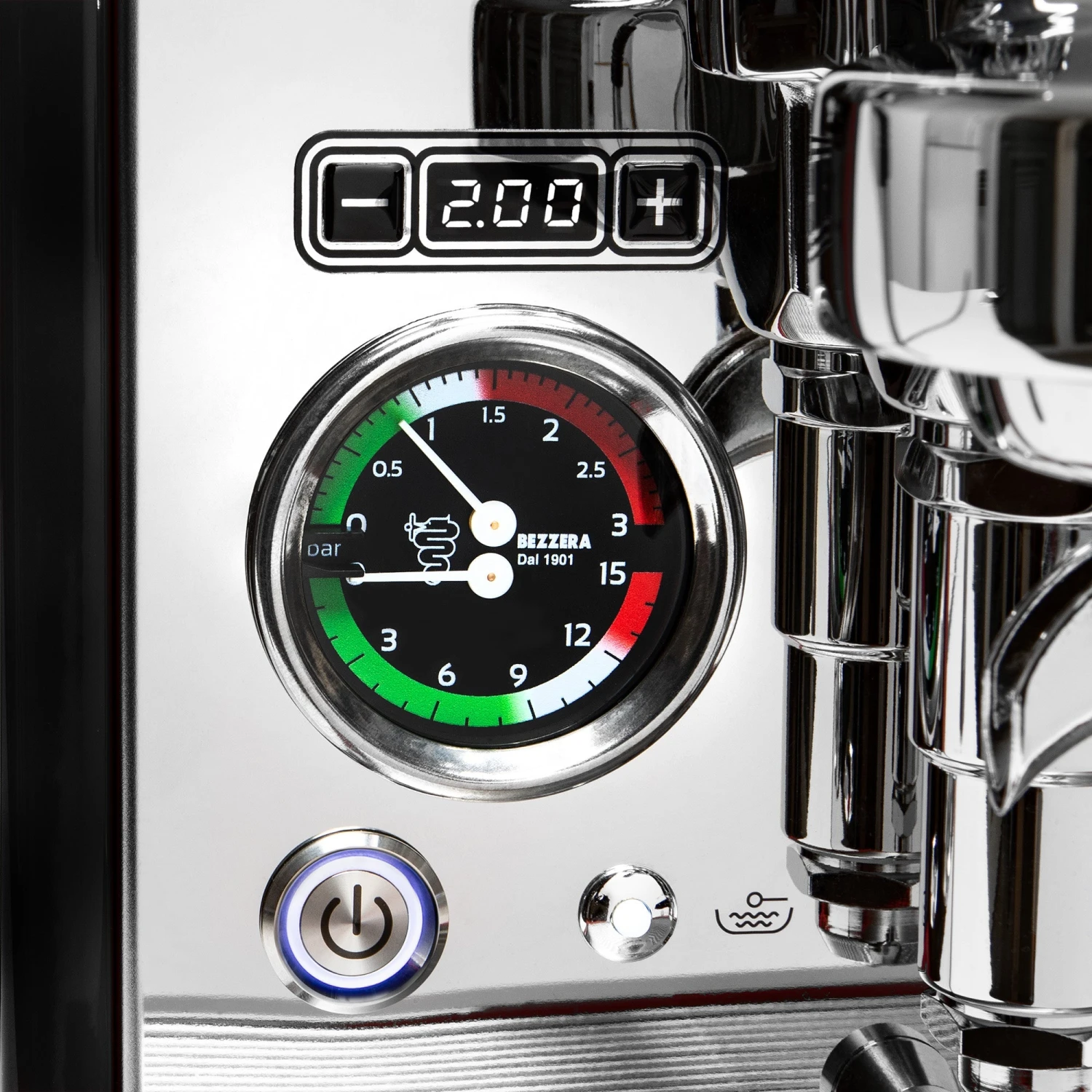 Bezzera Aria PID Espresso Machine With Flow Control - Total Black With Rosewood 3 Bezzera Aria PID Espresso Machine With Flow Control - Total Black With Rosewood - Image 3