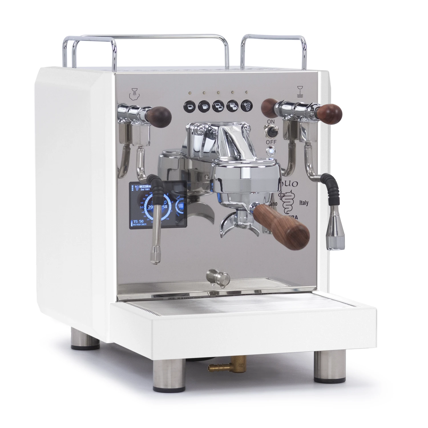 Bezzera DUO DE Dual Boiler Espresso Machine - Total White 1 Bezzera DUO DE Dual Boiler Espresso Machine - Total White