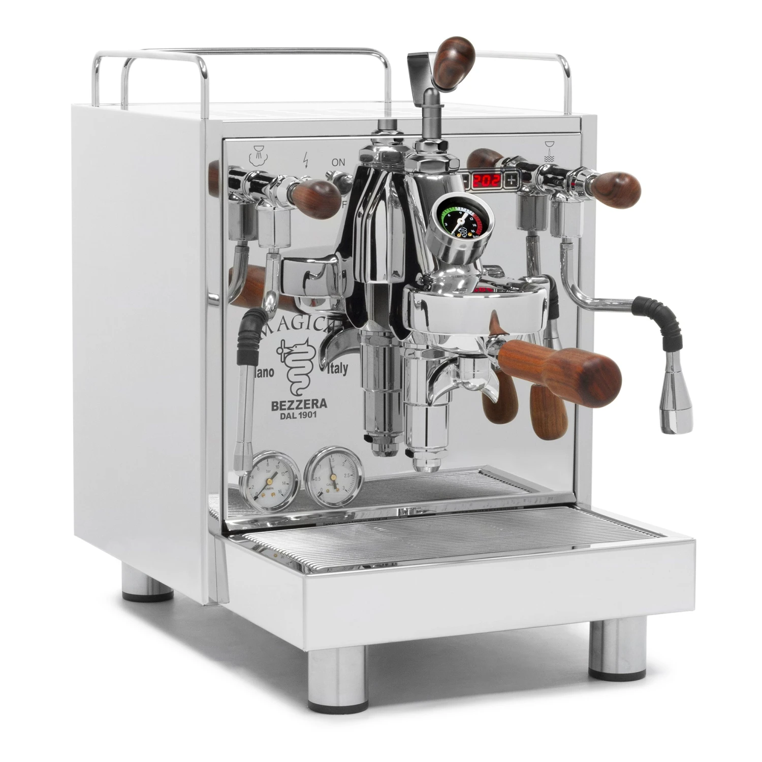 Bezzera Magica PID Espresso Machine With Flow Control - Rosewood 1 Bezzera Magica PID Espresso Machine With Flow Control - Rosewood