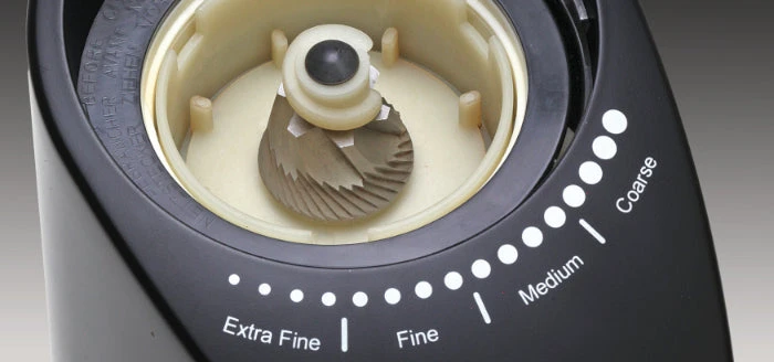 Capresso Infinity Plus Conical Burr Coffee Grinder In Black 6 Capresso Infinity Plus Conical Burr Coffee Grinder In Black - Image 6