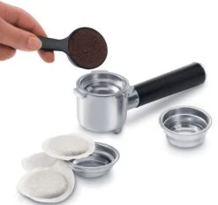 DeLonghi EC685BK Dedica Deluxe Espresso Machine - Black -Coffee Drink Store DeLonghiFilterHolder 7fb08a00 c836 42b7 ba64 f5822d23d0bd