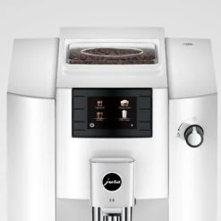 JURA E6 Automatic Espresso Machine In Piano White (NAA) -Coffee Drink Store E6 det PW TopView Screen en 6958e1c8 6542 4ae0 82f5 f6b4bb3dbf33