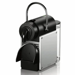 Nespresso Pixie Espresso Machine By DeLonghi With Aeroccino - Aluminum -Coffee Drink Store EN124S Angled bfbda737 4db8 48fe b204 05144ba5e596