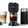 Nespresso Vertuo Next Espresso Machine By DeLonghi With Aeroccino - Matte Black