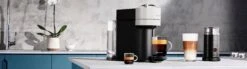 Nespresso Vertuo Next Espresso Machine By DeLonghi With Aeroccino - White -Coffee Drink Store ENV120WAE VERTUO NEXT SHOT 1