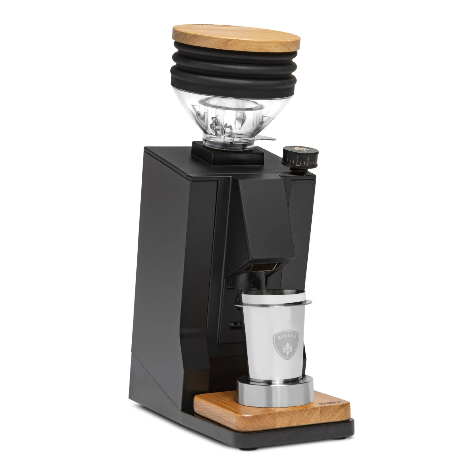 Refurbished Eureka Oro Mignon Single Dose Grinder - Black 1 Refurbished Eureka Oro Mignon Single Dose Grinder - Black
