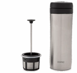 Espro P1 Travel Press For Coffee - Stainless Steel -Coffee Drink Store Espro PDP Travel Press Brushed Coffee Filter
