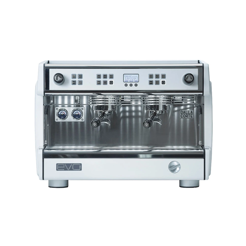 Dalla Corte Evo 2 Espresso Machine - 2-Group Arctic White 1 Dalla Corte Evo 2 Espresso Machine - 2-Group Arctic White