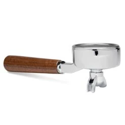 Walnut Double Spout Gaggia Portafilter