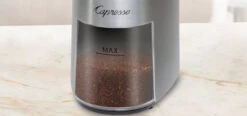 Capresso Infinity Plus Conical Burr Coffee Grinder In Metal -Coffee Drink Store GroundsBin Grid4 a82c82a4 ef95 404a 93b4 03dd1ac1bdca