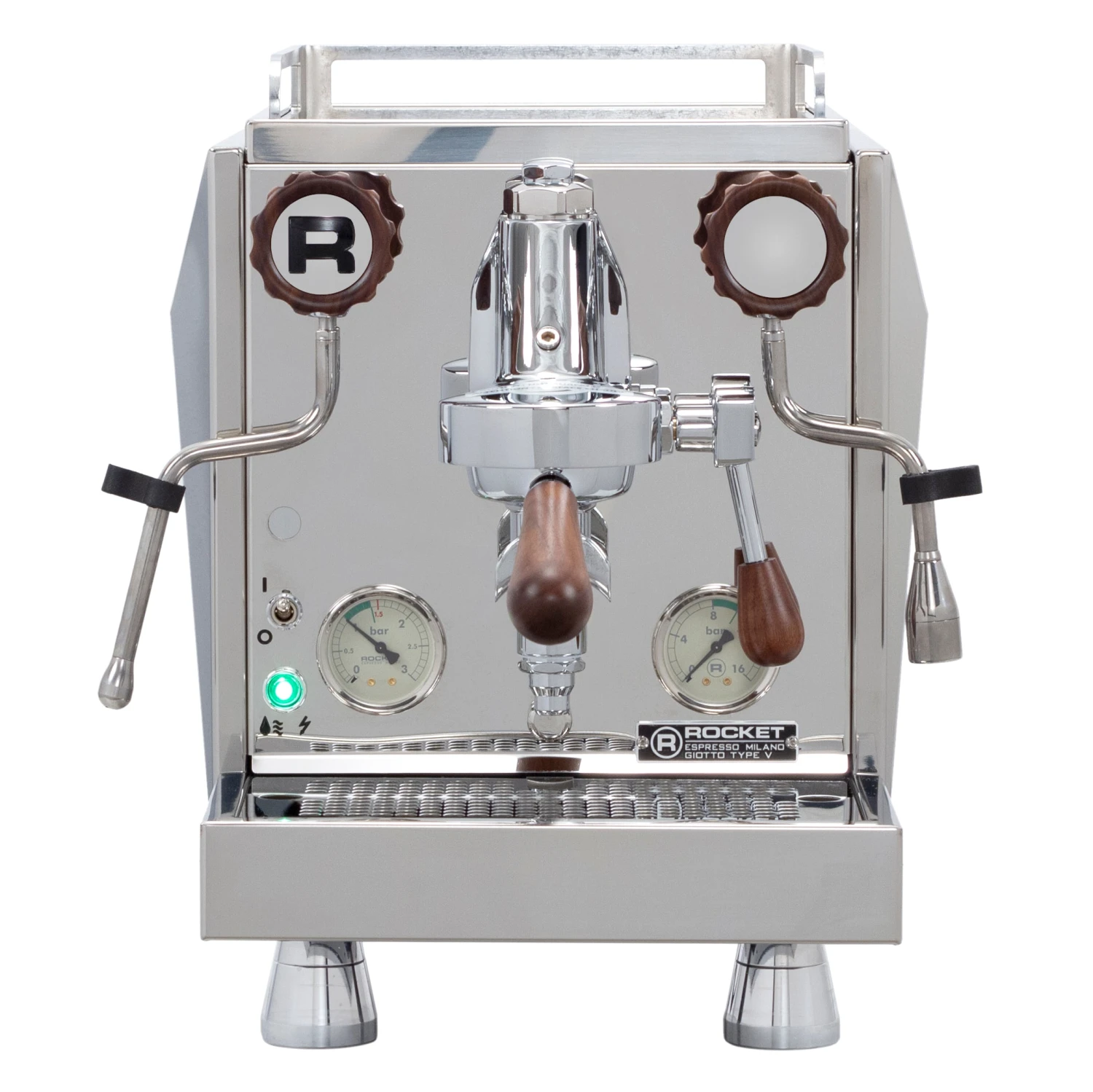 Rocket Espresso Giotto Cronometro V Espresso Machine - Walnut Accents 2 Rocket Espresso Giotto Cronometro V Espresso Machine - Walnut Accents - Image 2