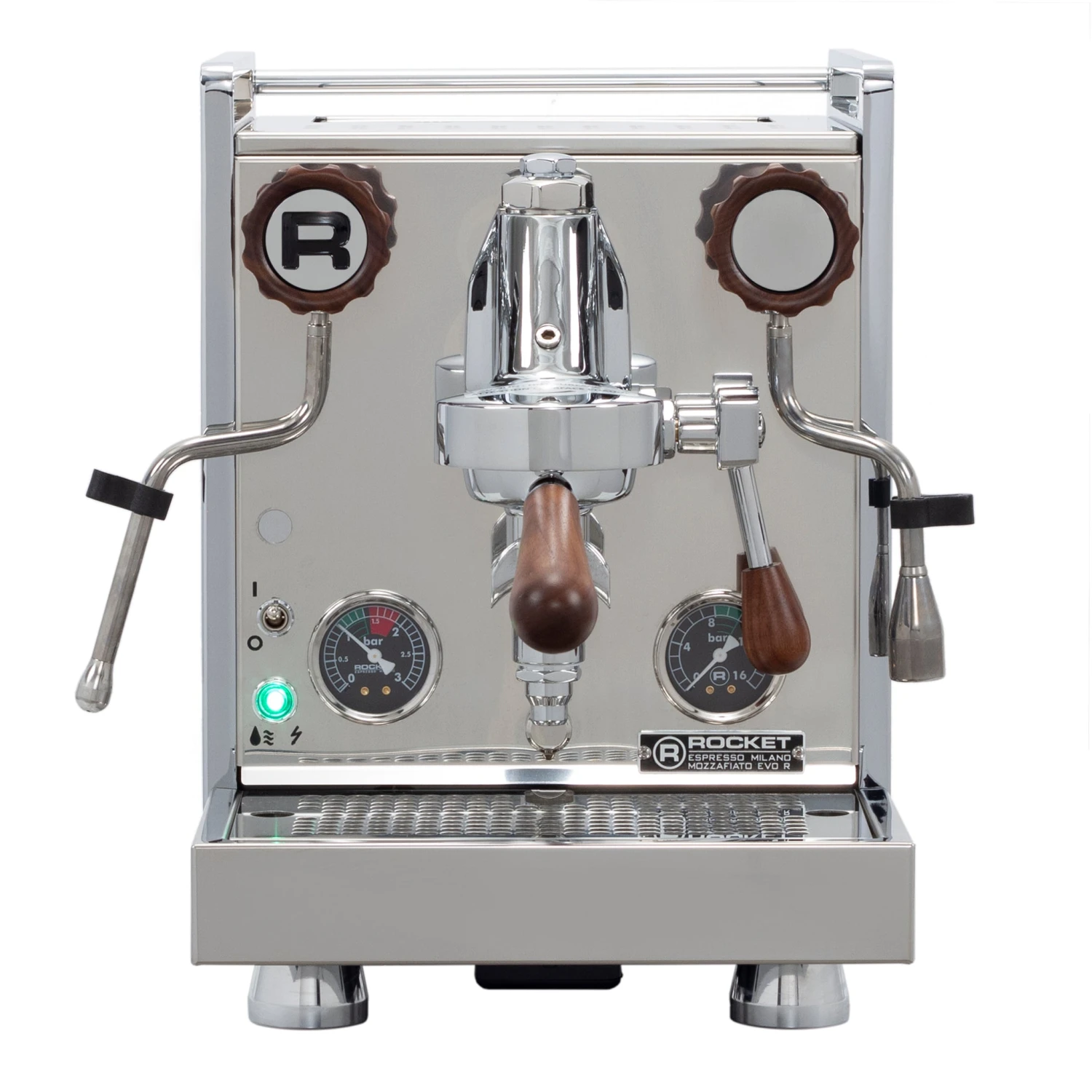 Rocket Espresso Mozzafiato Cronometro R Espresso Machine - Walnut Accents 2 Rocket Espresso Mozzafiato Cronometro R Espresso Machine - Walnut Accents - Image 2