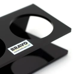 Bravo Acrylic Tamper And Distributor Stand - Black -Coffee Drink Store IMG 1432