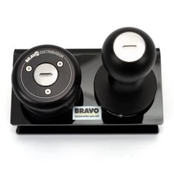 Bravo Acrylic Tamper And Distributor Stand - Black -Coffee Drink Store IMG 1442