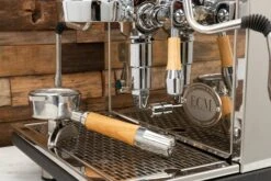 ECM Synchronika Espresso Machine - Olive Wood -Coffee Drink Store IMG 2382