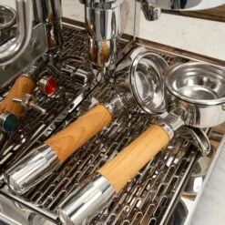 ECM Synchronika Espresso Machine - Olive Wood -Coffee Drink Store IMG 2391