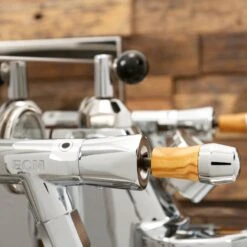 ECM Synchronika Espresso Machine With Flow Control - Olive Wood -Coffee Drink Store IMG 2397