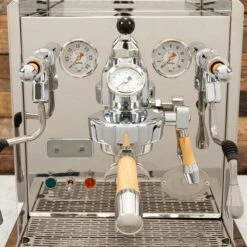 ECM Synchronika Espresso Machine With Flow Control - Olive Wood -Coffee Drink Store IMG 2398