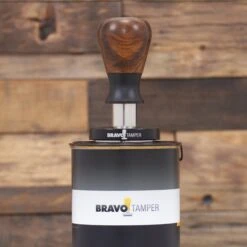 Bravo Espresso Tamper Dark Wood Handle 58.5 Mm -Coffee Drink Store IMG 4448