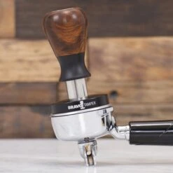 Bravo Espresso Tamper Dark Wood Handle 58.5 Mm -Coffee Drink Store IMG 4450