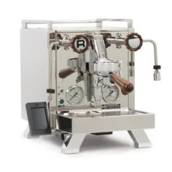Rocket Espresso R Cinquantotto Espresso Machine - Walnut Accents -Coffee Drink Store IMG 4540