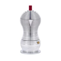 Illy Alessi Pulcina 3 Cup Moka Pot - Red -Coffee Drink Store IMG 5812