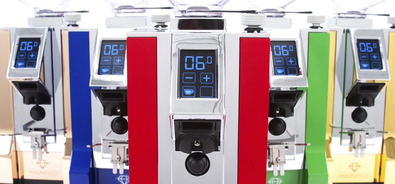 Eureka Mignon Magnifico Coffee Grinder In Pale Blue 12 Eureka Mignon Magnifico Coffee Grinder In Pale Blue - Image 12