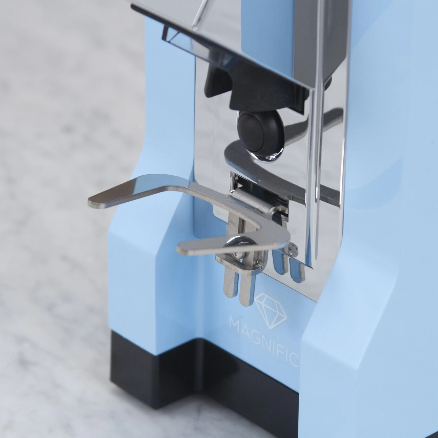 Eureka Mignon Magnifico Coffee Grinder In Pale Blue 8 Eureka Mignon Magnifico Coffee Grinder In Pale Blue - Image 8