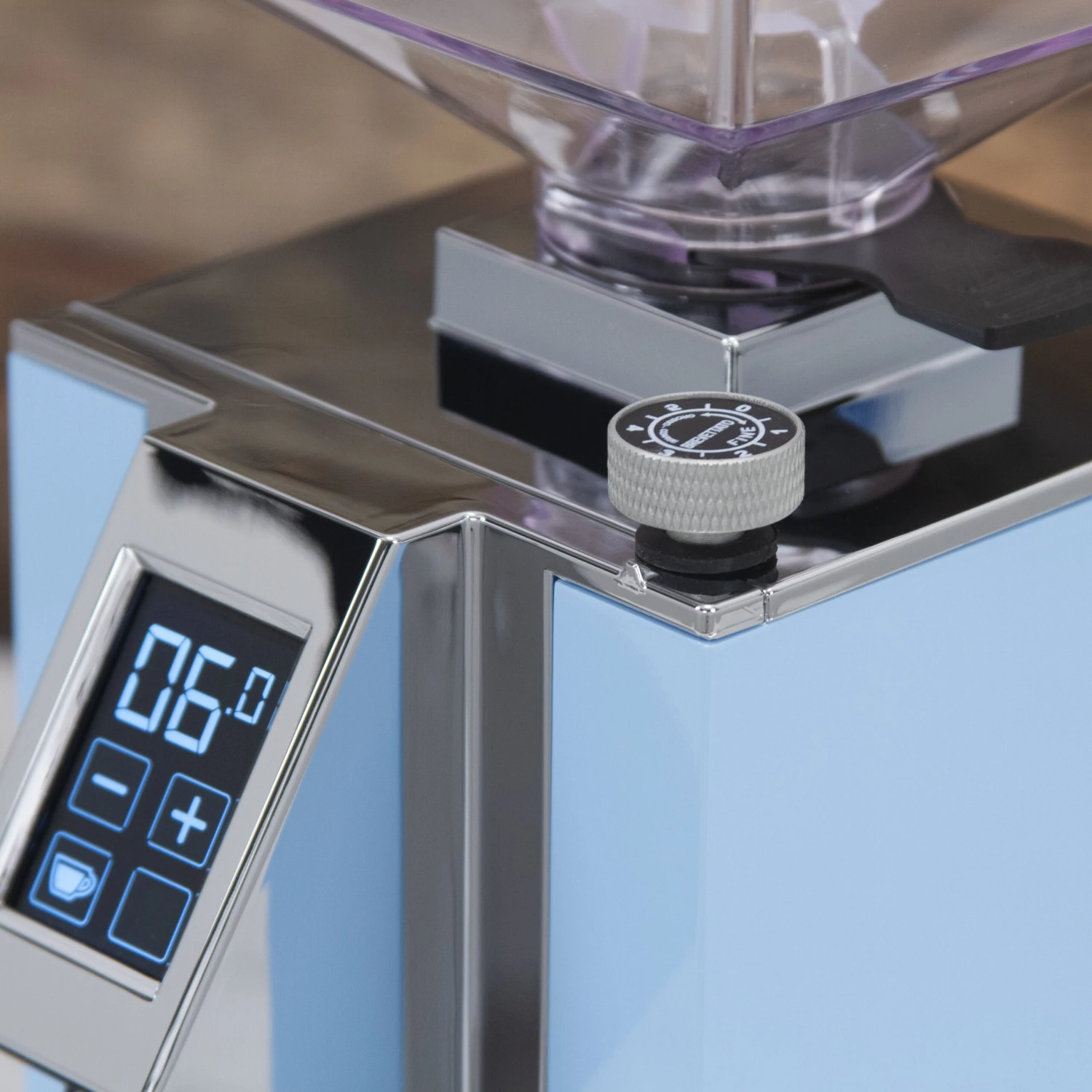 Eureka Mignon Magnifico Coffee Grinder In Pale Blue 10 Eureka Mignon Magnifico Coffee Grinder In Pale Blue - Image 10