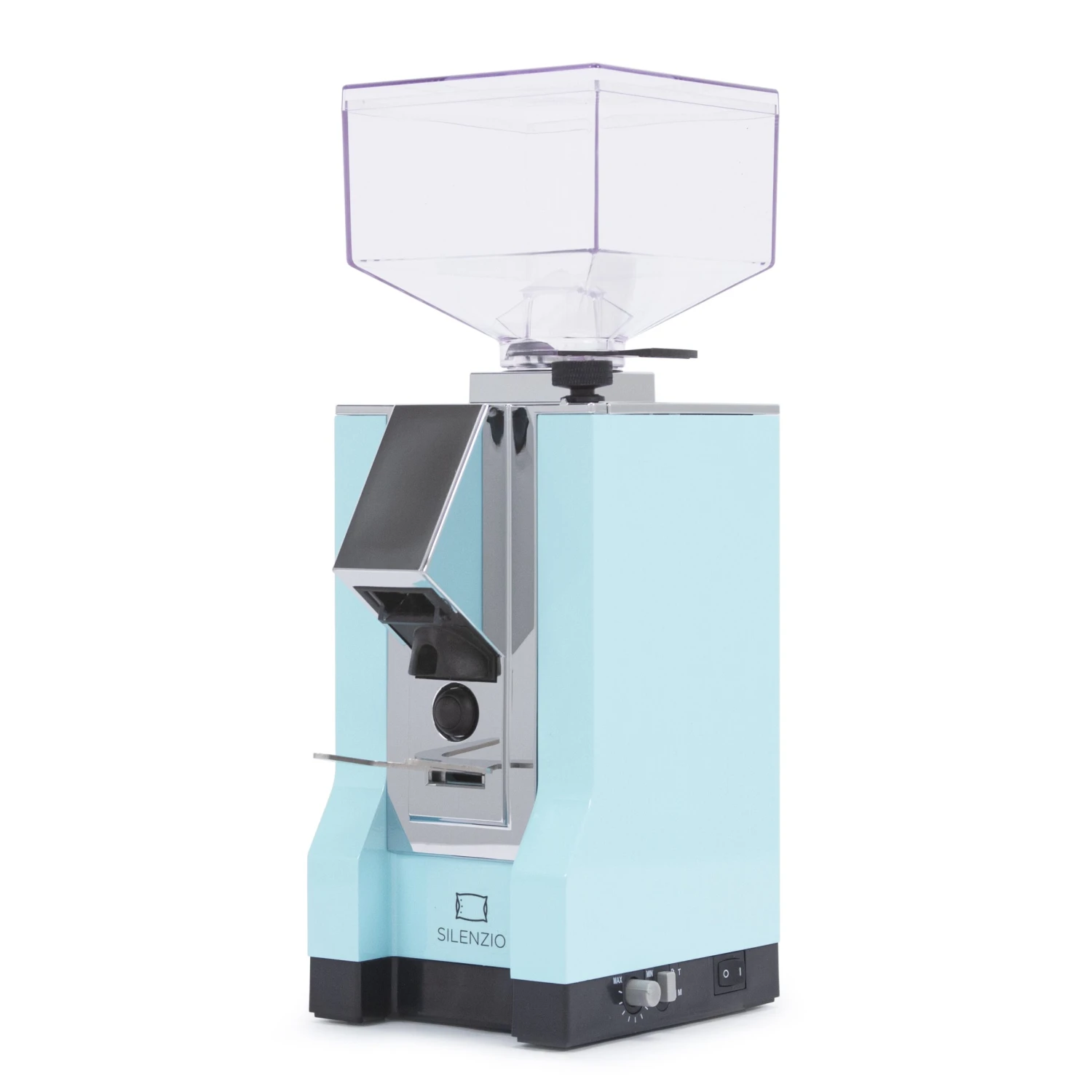 Eureka Mignon Silenzio Espresso Grinder In Tiffany Blue 1 Eureka Mignon Silenzio Espresso Grinder In Tiffany Blue