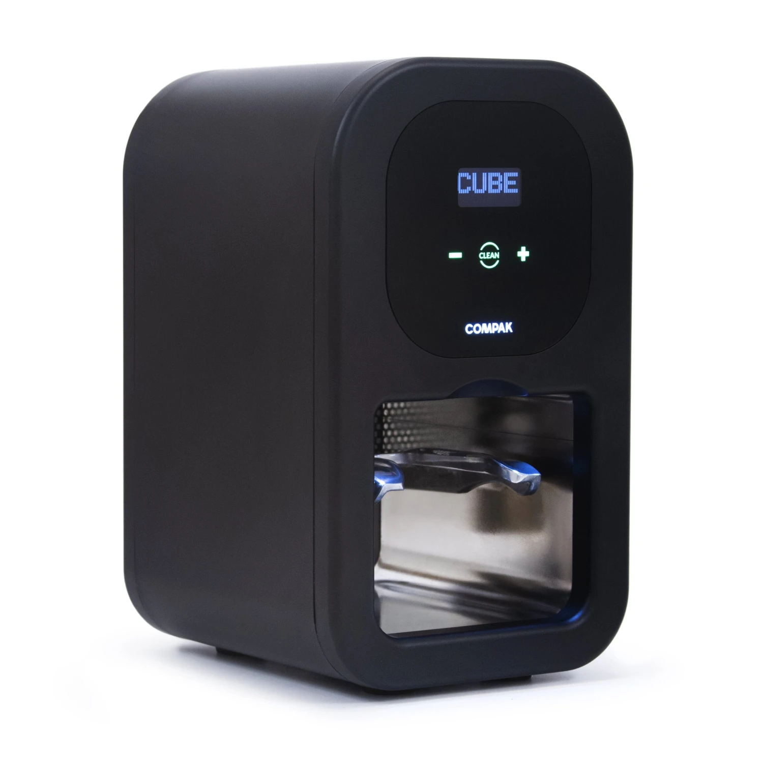 Compak Cube Automatic Tamper 58mm - Matte Black 2 Compak Cube Automatic Tamper 58mm - Matte Black - Image 2