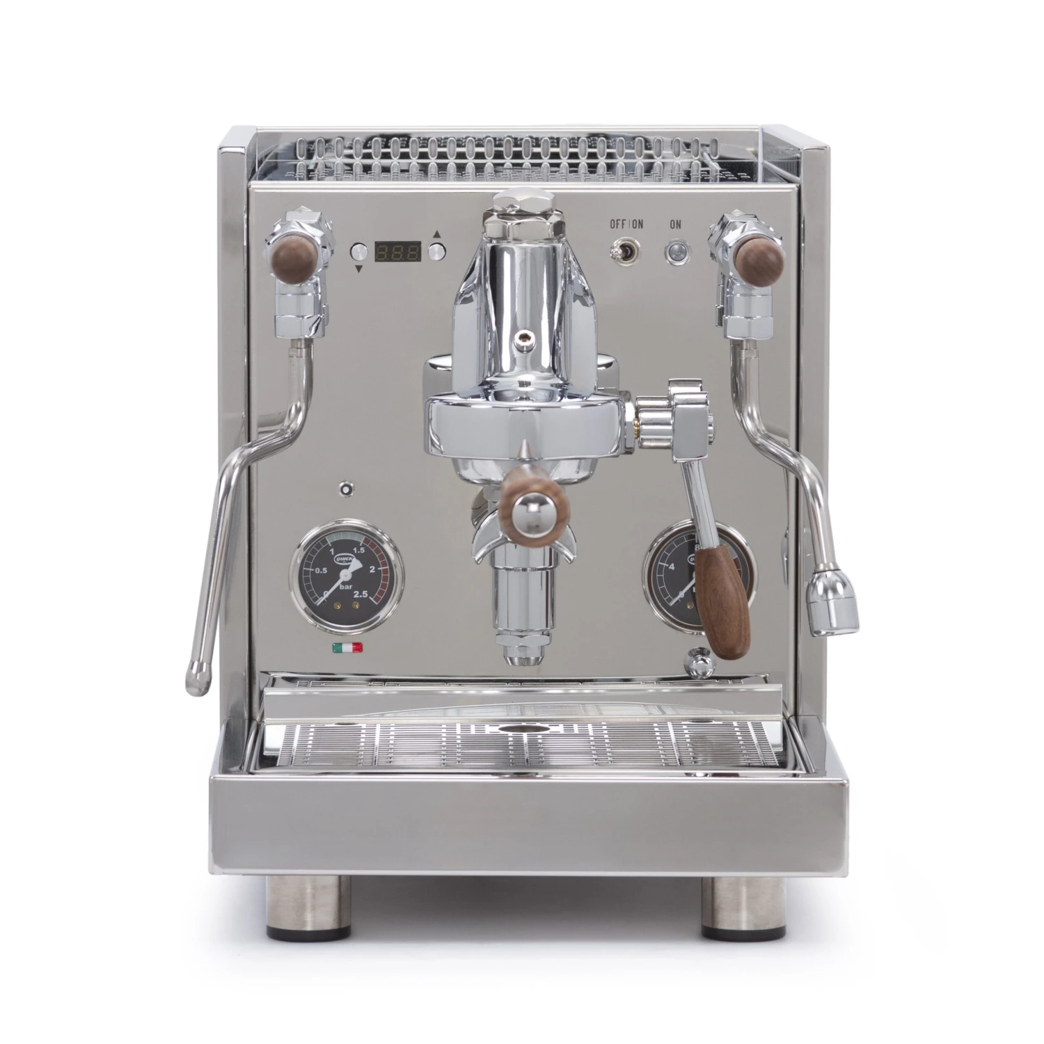 Quick Mill Arnos Espresso Machine - Walnut Accents 2 Quick Mill Arnos Espresso Machine - Walnut Accents - Image 2