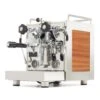 Profitec Pro 600 Dual Boiler Espresso Machine With Flow Control - Sapele Quarter Cut