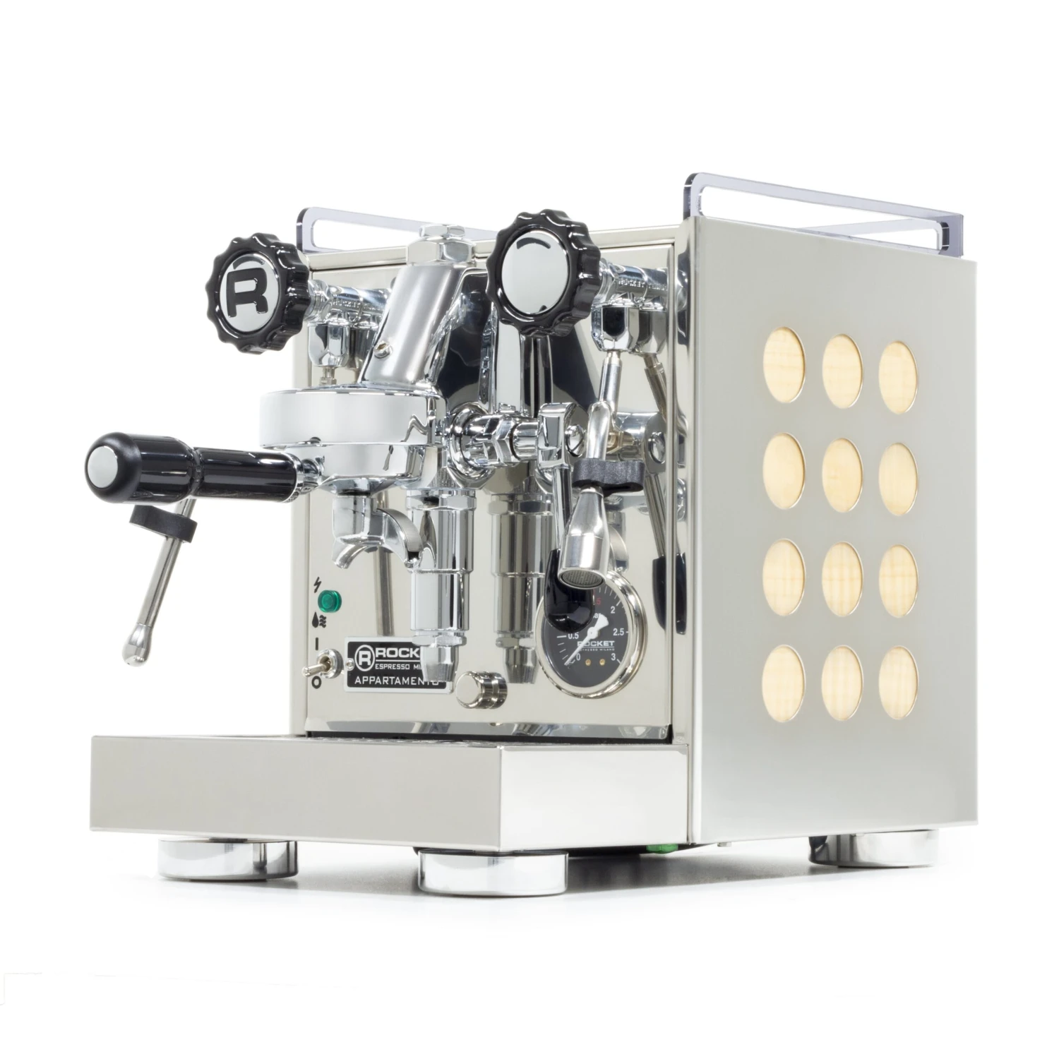 Rocket Espresso Appartamento Espresso Machine - Maple Curly Figured 1 Rocket Espresso Appartamento Espresso Machine - Maple Curly Figured