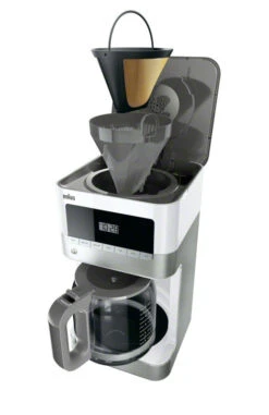 Braun KF6050WH BrewSense Coffee Maker In White -Coffee Drink Store KF6050 BrewSense WHITE US Exploded1