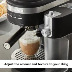 KitchenAid® Automatic Milk Frother Attachment - Matte Black -Coffee Drink Store KitchenaidMilkFrotherLifestyle2 271da017 e9a0 4192 9330 766d758c3c2e