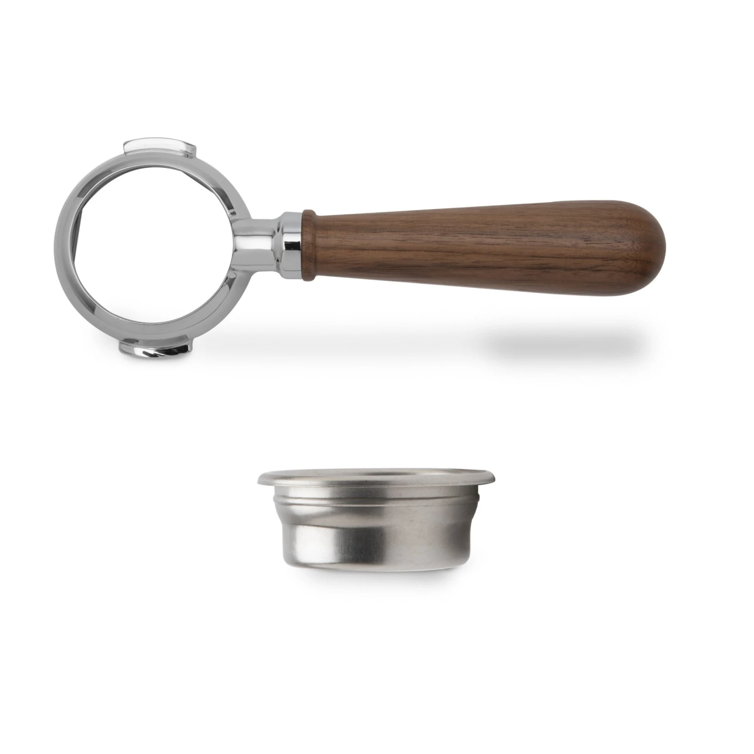 Lelit 58mm Bottomless Portafilter - Walnut 4 Lelit 58mm Bottomless Portafilter - Walnut - Image 4