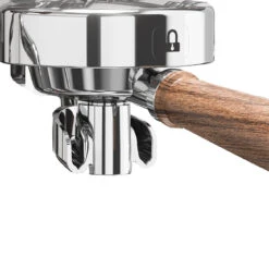 Lelit 58mm Double Spout Coffee Slide Portafilter - Walnut -Coffee Drink Store PDCPF15 DNA1