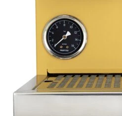 Profitec GO Espresso Machine - Yellow -Coffee Drink Store ProfitecGO gelb Manometer