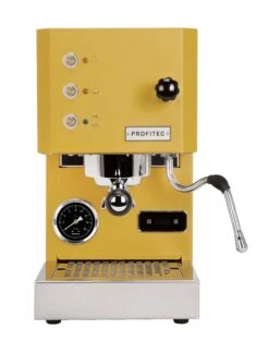 Profitec GO Espresso Machine - Yellow -Coffee Drink Store ProfitecGO gelb frontal